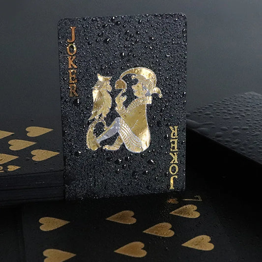 Shufin™ Black Gold Waterproof Playing Card