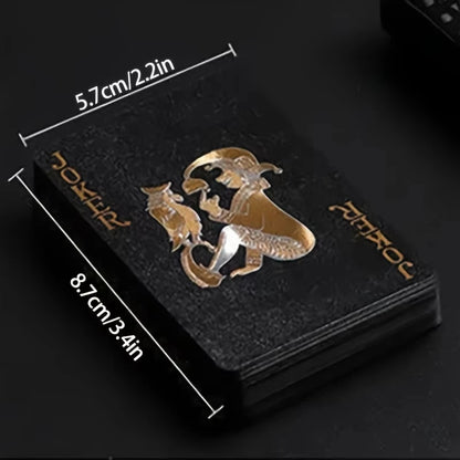 Shufin™ Black Gold Waterproof Playing Card